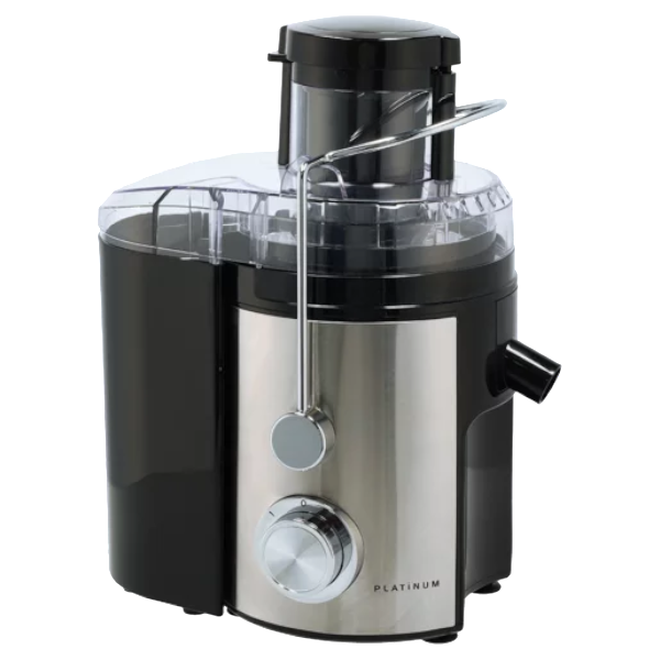 Platinum Juicer 1000W - Wide Chute, Stainless Steel Blades, Dishwasher-Safe