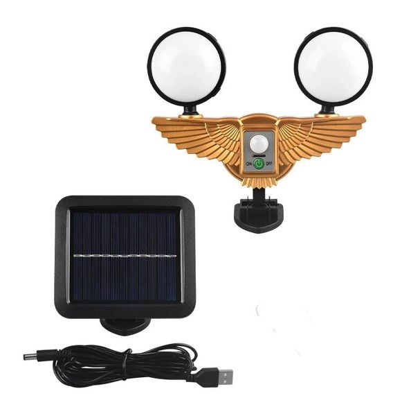 Dual Solar Powered Wall Sensor Light- SD