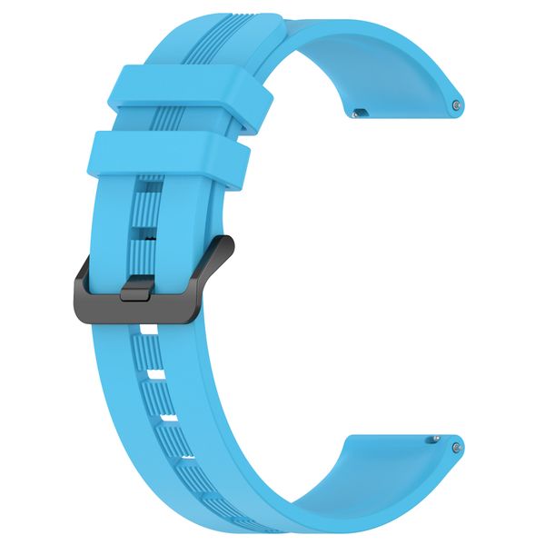 Silicone Strap Compatible with Huawei GT3 46mm(22mm)-Light Blue