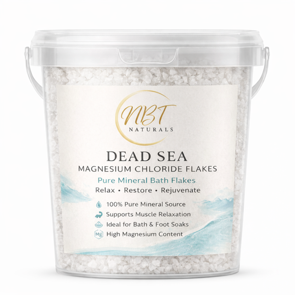 NBT Naturals Dead Sea Magnesium Chloride Bath Flakes - 5000 g