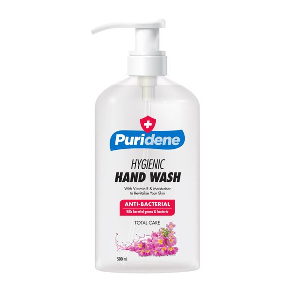 Puridene Hygenic Handwash Total Care 500ml x 6