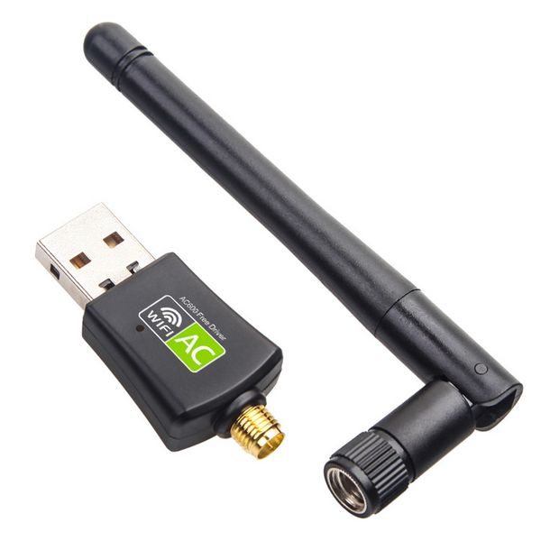 AC600 Dual Band USB WiFi Adapter with Antenna PC