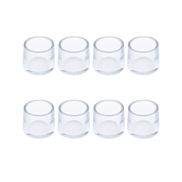 8 Pieces 22mm Round Chair Leg Floor Protectors