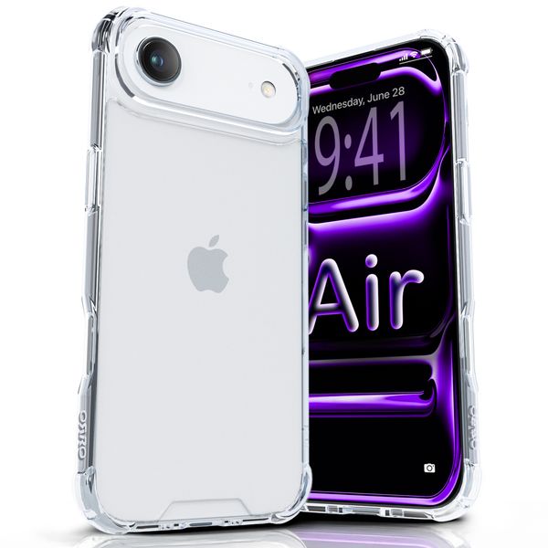 ORRO Clear Case Compatible with iPhone Air - AirCushion/ Shockproof/ Gel