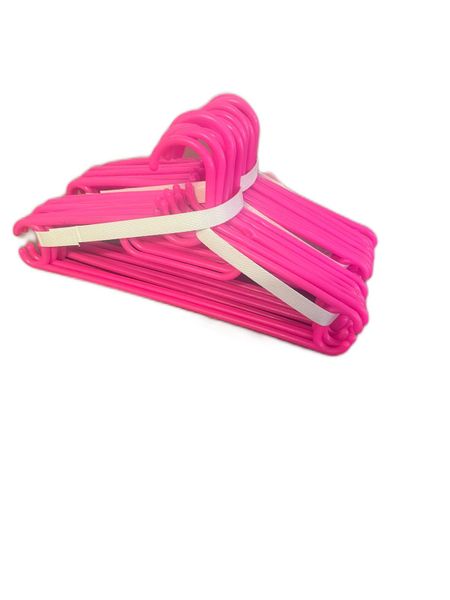 Kids Pink Hangers - 20 Pack - 26 x 12cm.