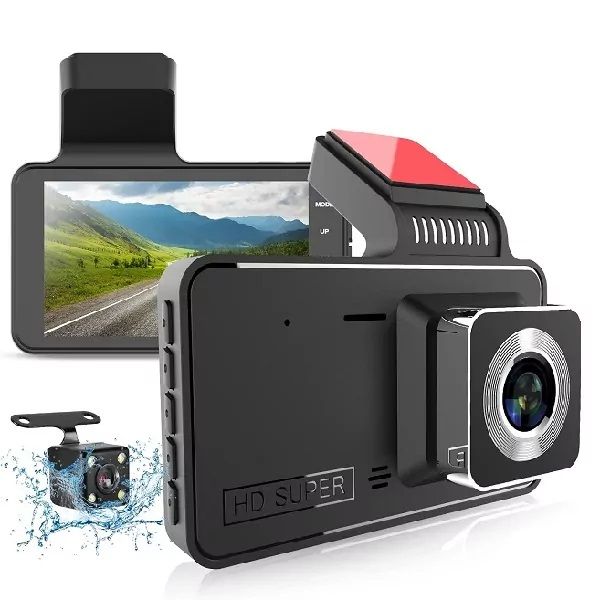 A4P 4 HD Wi-Fi Dashboard Camera with Front &amp; Rear Recording