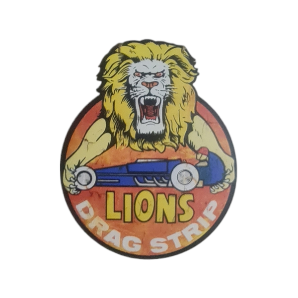 Lions Drag Strip Contour Cut Wall Art