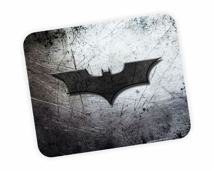 Black Batman Grunge Mouse Pad