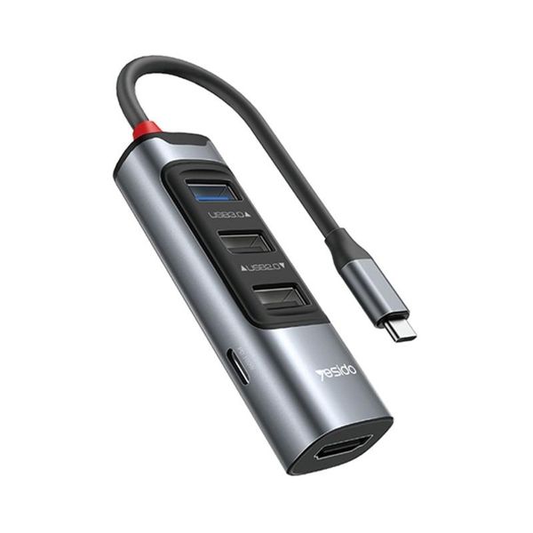 Type-C Multifunctional HUB Adapter Docking Station - Yesido-HB22