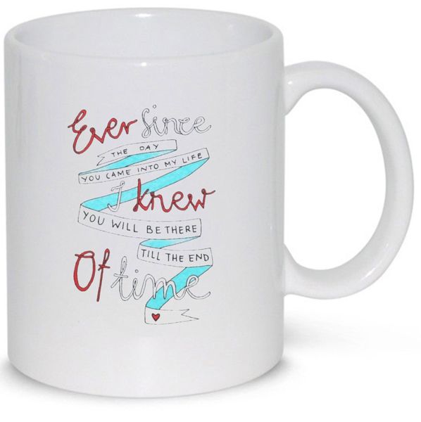 Till The End Of Time Husband Wife Anniversary Valentine Gift Mug