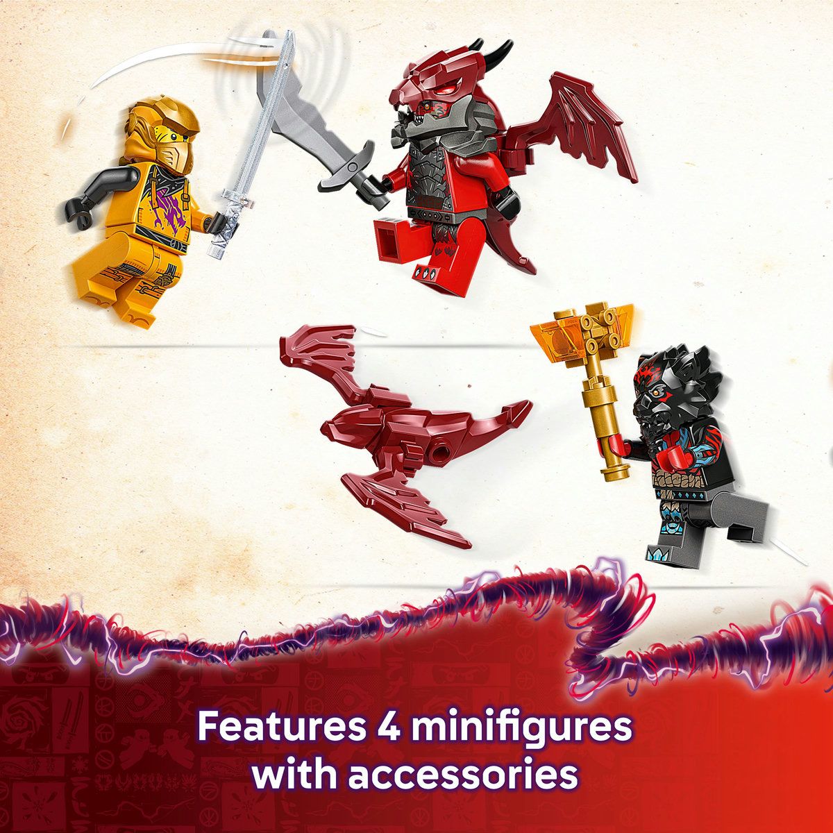 LEGO® NINJAGO® Ras and Arin's Super Storm Jet Toy 71833 | Shop