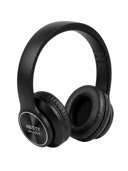 NESTY MH150-X Over-Ear Wireless Headphones with TF Card Support, AUX Input