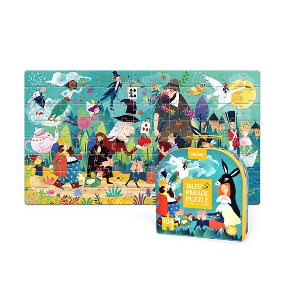 Mideer Fairy Tale Parade Puzzle Box: 104 Pieces