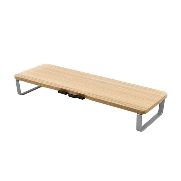 Ergonomic Wood Monitor Stand Riser for Computer Screens Laptop