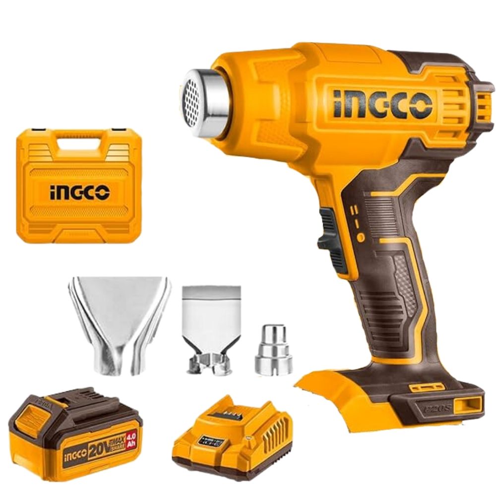 Ingco - Li-Ion Cordless Heat Gun Kit - 20V | Shop Today. Get it ...