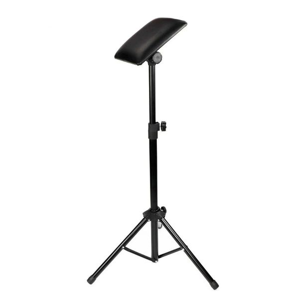 Tattoo Arm Rest Stand Tripod Adjustable Height and Tilt Thicken Sponge Pad