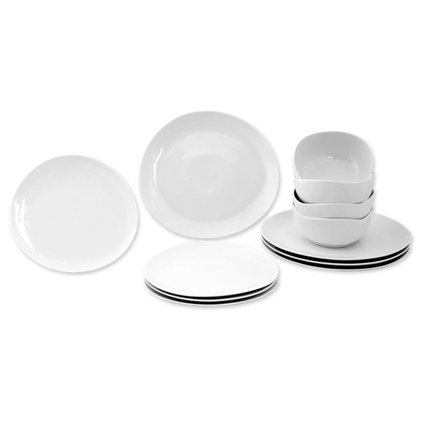 Carrol Boyes - Dinnerware 12-Piece Set- Organic