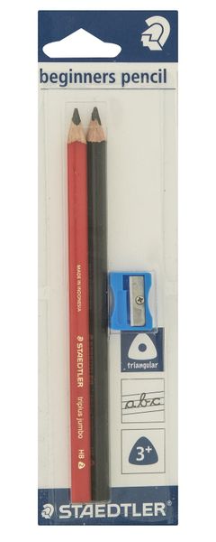 Staedtler Twinpack Beginners Pencil Jumbo HB - (Pack of 2)