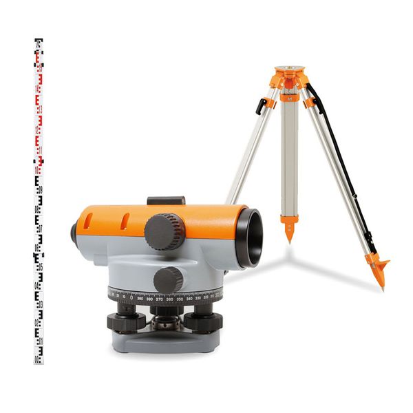 Nedo F24 Optical Level, 6-Piece Set