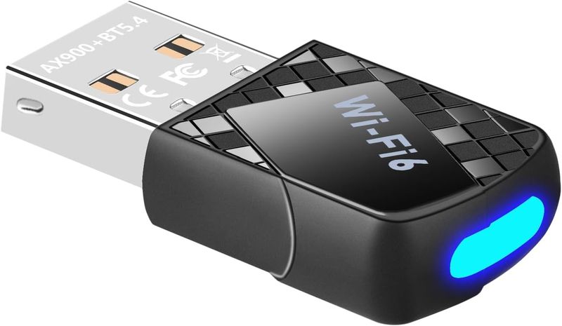 AX900Mbps USB WiFi6 Bluetooth 5.4 Adapter