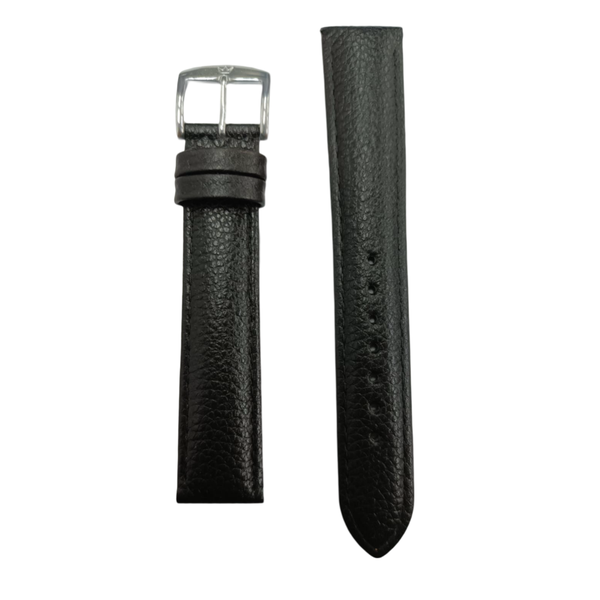 18mm Black Calf Grain Watch Strap