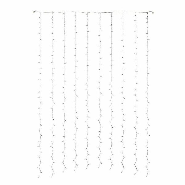 White 3m x 2m LED Fairy Light Curtain SE ZYF-D138