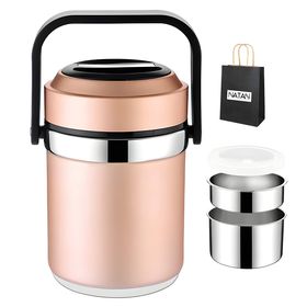 2L Vacuum Insulated Multi Section Thermos Lunch Box and Gift Bag | Shop ...