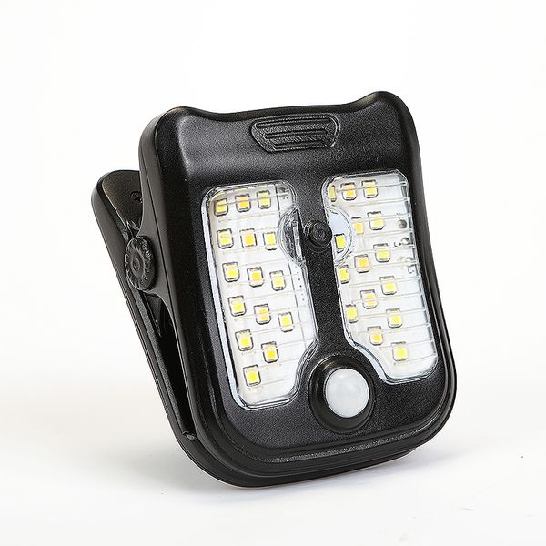 Solar Clip Light with Mosquito Repellent LED Solar Motion Sensor Clip Light