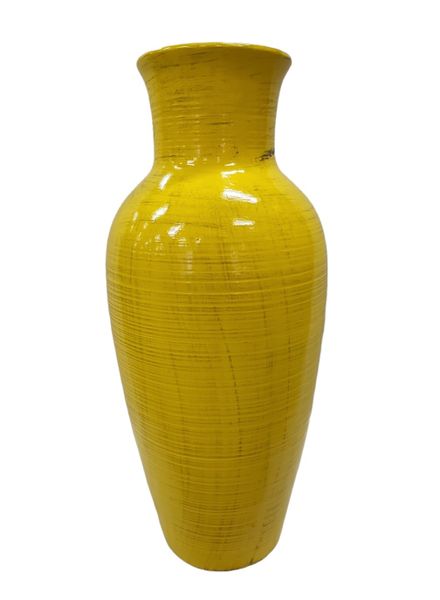Vase Ceramic Belle Yellow - Décor Essentials