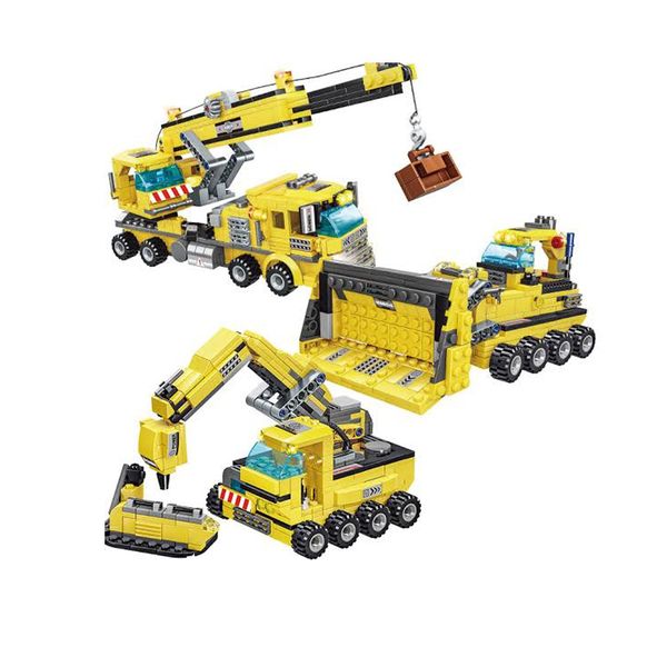 27 Shapes Transforming Construction Vehicle Toy Set