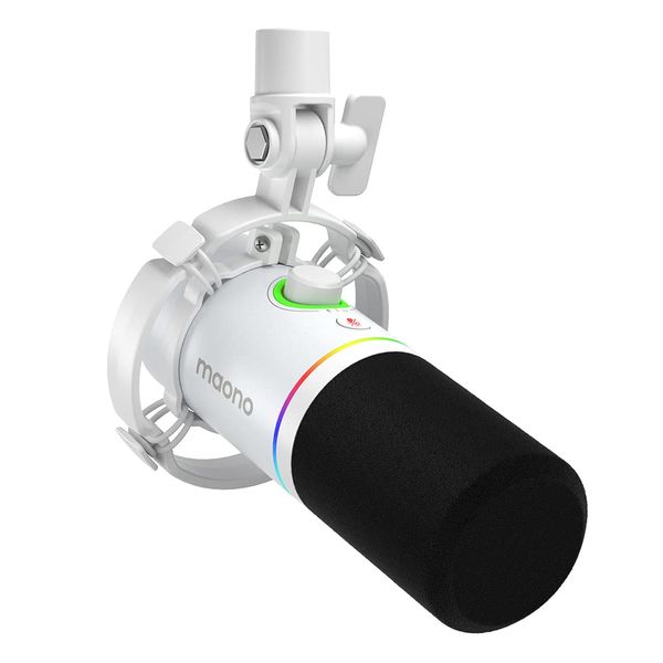 Maono PD200XW USB/XLR Dynamic Microphone - White