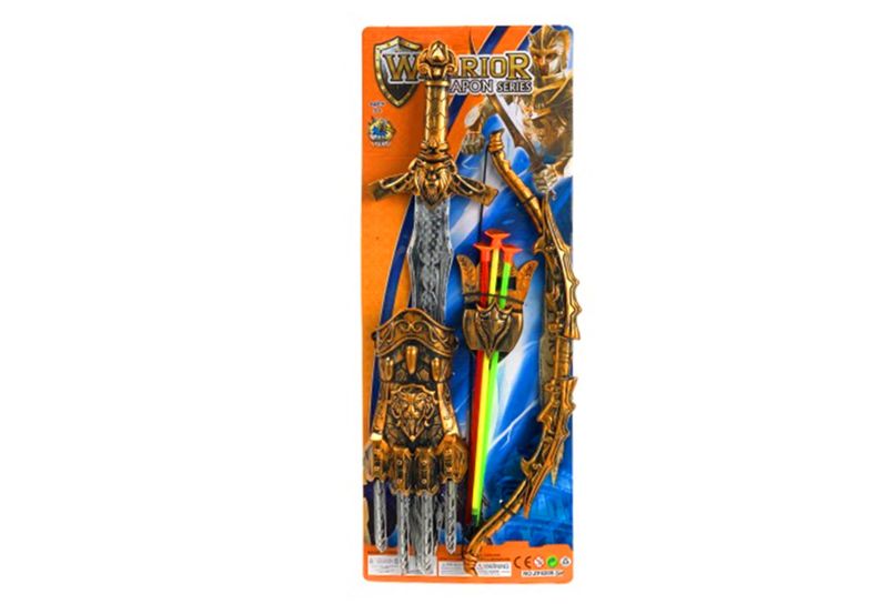 Warrior Weapon with Archery on Card
