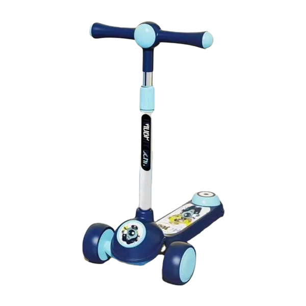 Foldable Kids Kick Pedal Scooter For Outdoor Play