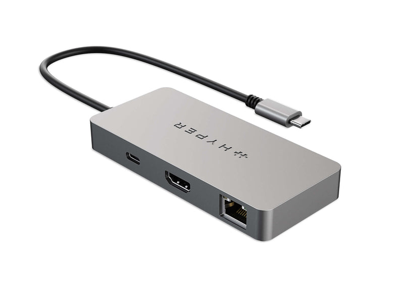 HyperDrive 5-Port USB-C Hub - Silver