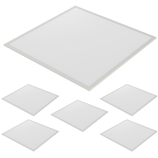 Toshiba LED Panel Light 595x595mm 40W Cool White 6500K - 6 Pack
