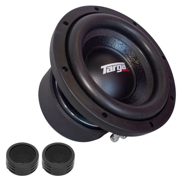 Targa TG-804DW Street Series 8" 4000w DVC Subwoofer &amp; Evo Tweeters