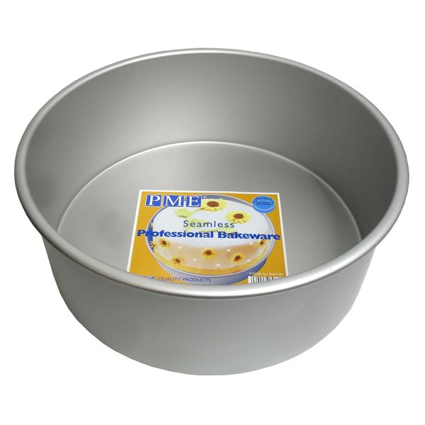 PME 10x4" Round Circle Aluminium Mold Mould Cake Decorating Baking Tin Pan
