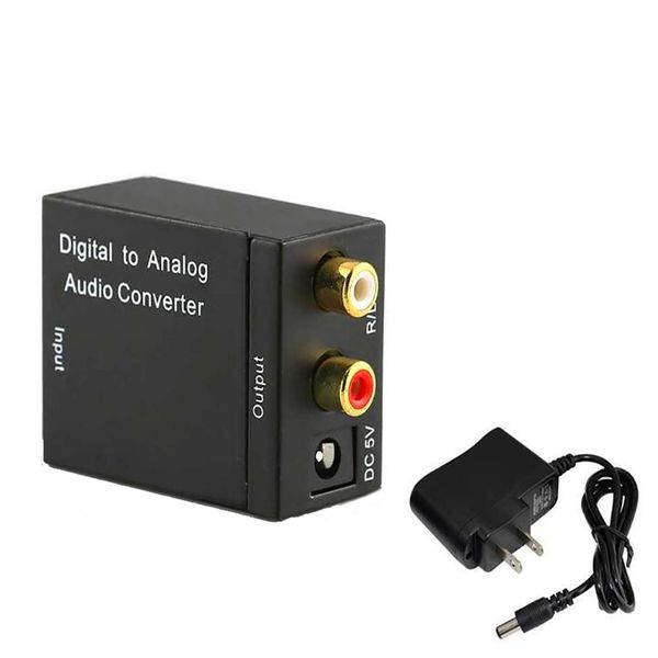 Digital to Analog Audio Converter Adapter Digital Coaxial RCA Adapter