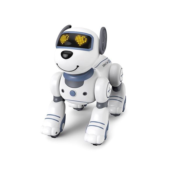 Kids Interactive Smart Electronic Stunt &amp; Musical Robot Dog Toy - White