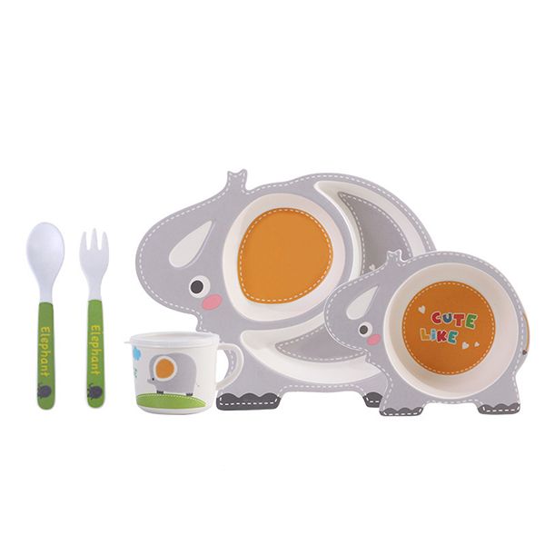 iKids 5 Piece Dinner Set | Elephant