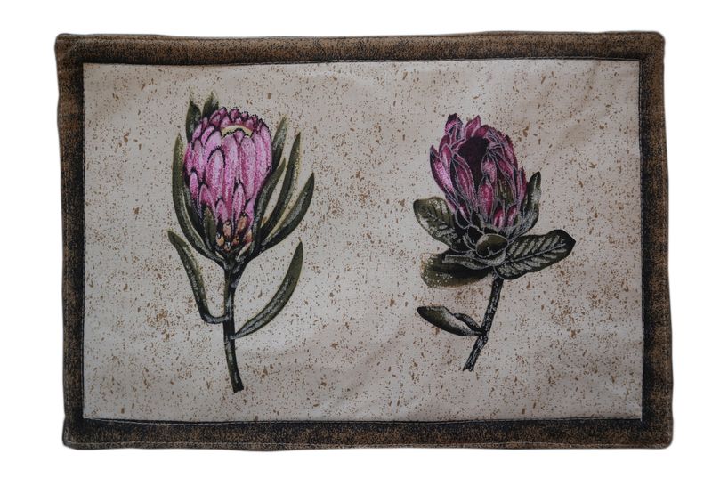 6 Piece Sheshwe Flowers Place mats 44cm x 30cm