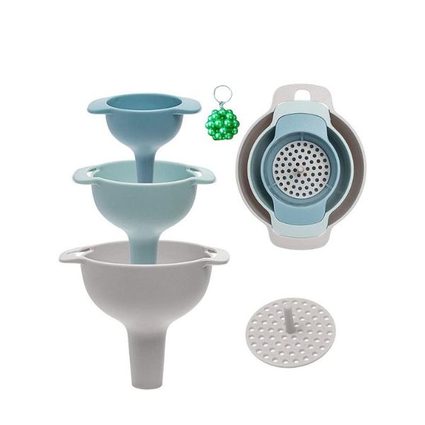 4 in 1 Funnels Mini Funnels with Detachable Strainer 2101 Ansd A Kehinde