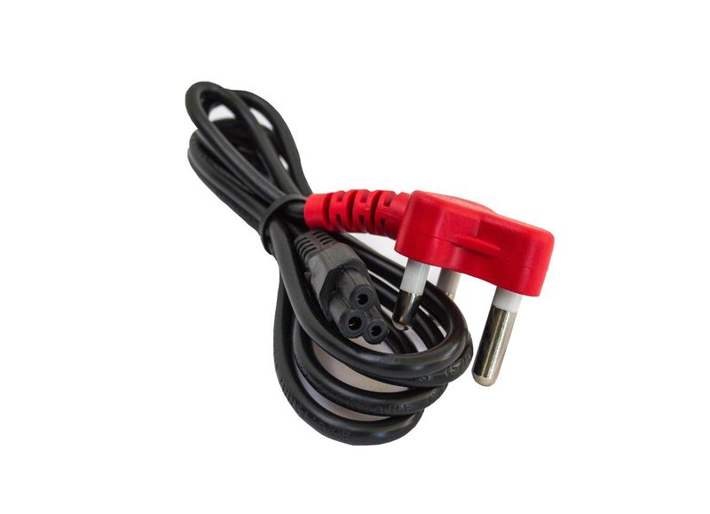 Computer/Laptop Power Cable Clover 1.5m Red Dedicated Plug