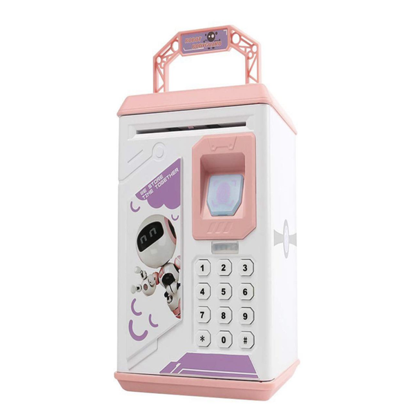 Kids Money Saving Box Electronic Fingerprint Unlock Toy