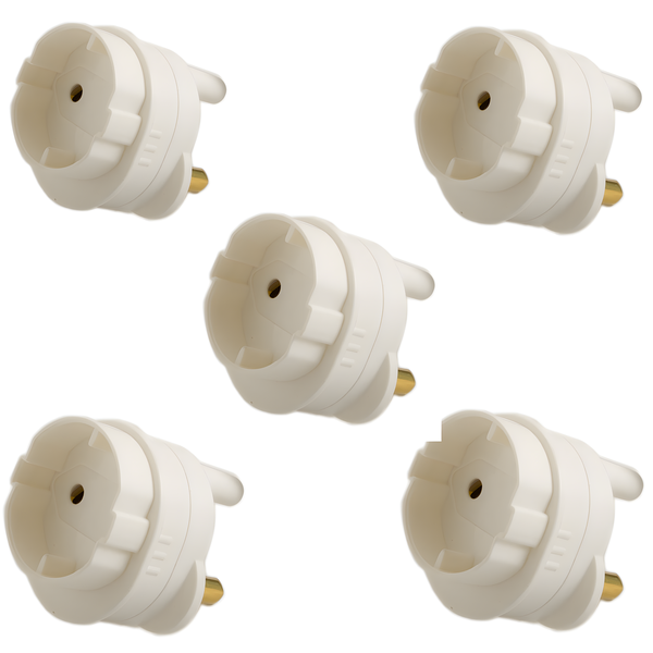 Target-United Electrical 1 Round Adaptor pack of 5