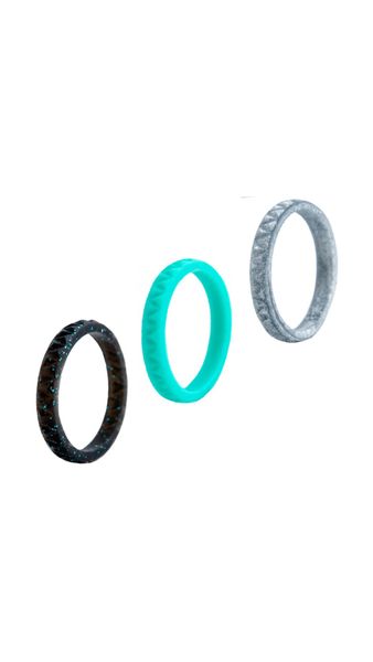 Rings Silicone - Woman - Triangle Combo 1 - 3 Rings