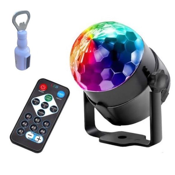Led Sound Activated Party Lights with Remote Control DJ Lighting Disco Ball