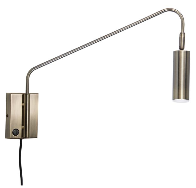 5 Watt LED Bedside Light In Satin Brass or Matt Black