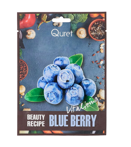 Quret Sheet Mask 25g, Blue Berry