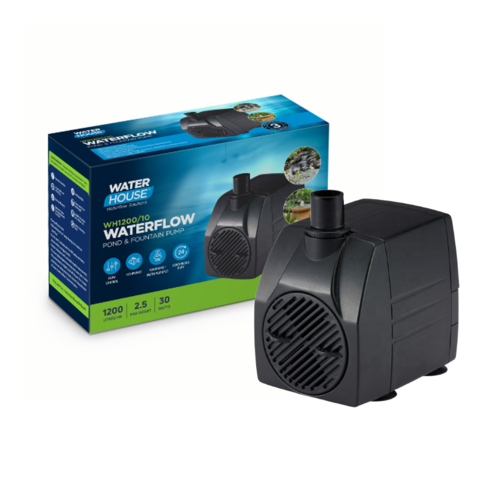 1200 L/H Pond and Fountain Pump 2.5M Max Height - WH1200